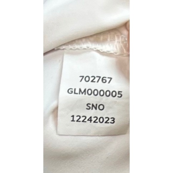 G/Fore Wonen's Sun Shield Silky Tech, Nylon 1/4 Zip, Snow, Size XL - Picture 9 of 9